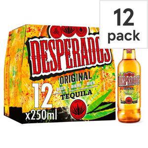 Desperados Tequila Flavoured Beer 12X250ml