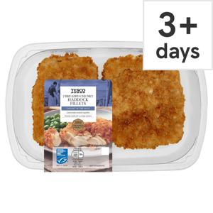 Tesco 2 Breaded Chunky Haddock Fillets 350G