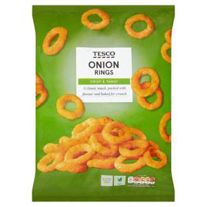 Tesco Onion Rings Snacks 150G