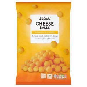 Tesco Cheese Balls Snacks 150G