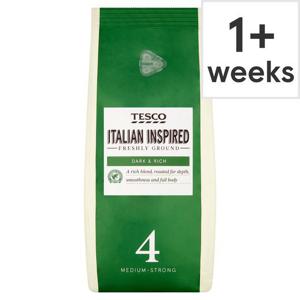 Tesco Italian Inspired Blend Ground Coffee 454G