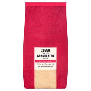 Tesco Golden Granulated Sugar 1Kg