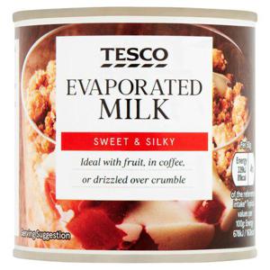 Tesco Evaporated Milk 170G