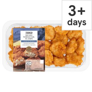 Tesco Breaded Wholetail Scampi 200G