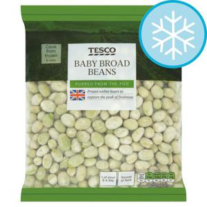 Tesco Baby Broad Beans 650G