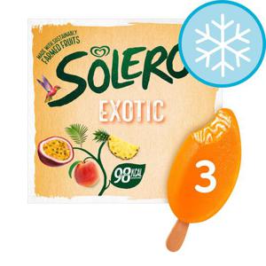 Solero Exotic Ice Cream 3 X 90Ml