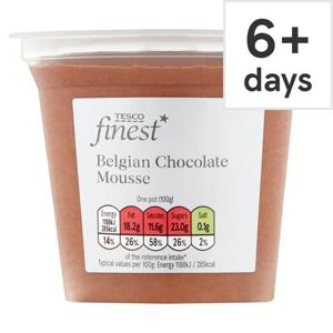 Tesco Finest Belgian Chocolate Mousse 100G