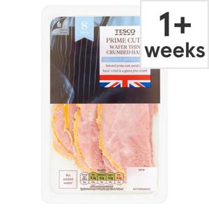 Tesco British Pork Wafer Thin Crumbed Ham 125G