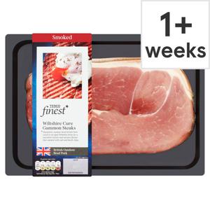 Tesco Finest Smoked Wiltshire Cure Gammon Steaks 460G