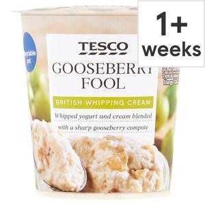 Tesco Fruit Fool Gooseberry 114G