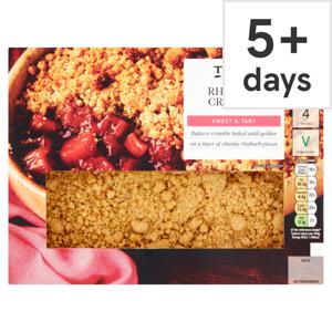 Tesco Rhubarb Crumble 545G