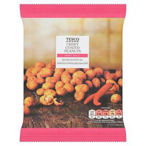 Tesco Sweet Chilli Coated Peanuts 200G