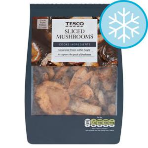 Tesco Sliced Mushrooms 500G