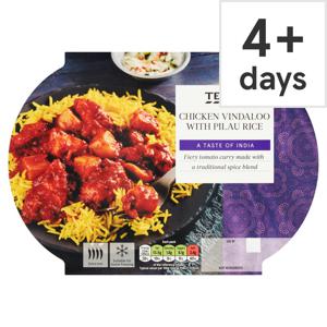 Tesco Indian Chicken Vindaloo & Rice 450G