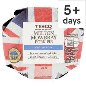 Tesco Small Melton Mowbray Pork Pie 145G