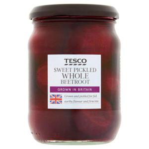 Tesco Whole Baby Sweet Beeetroot In Vinegar 340G