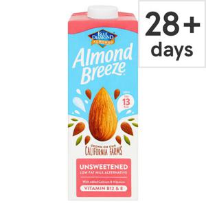 Blue Diamond Almond Breeze Unsweetened Drink 1L