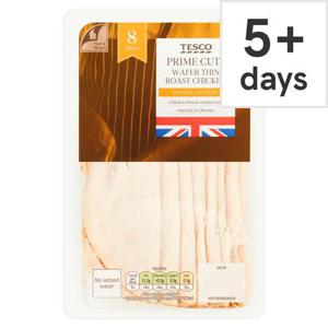 Tesco British Wafer Thin Roast Chicken 125G