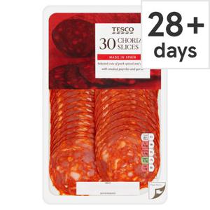 Tesco Sliced Chorizo Sausage 150G