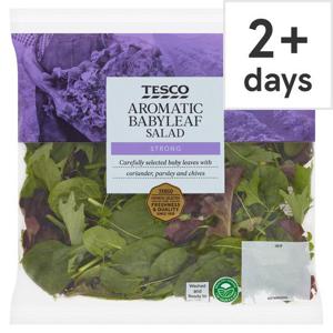 Tesco Aromatic Babyleaf Salad 90G