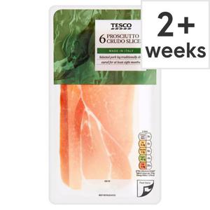 Tesco 6 Prosciutto Crudo Slices 84G