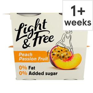 Light & Free Greek Style Free Passion Fruit Yogurt 4X115g