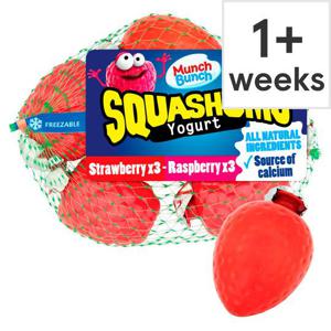 Munch Bunch Squashums Strawberry & R'berry 6X60g