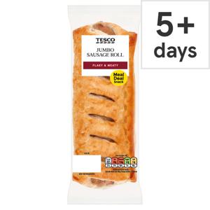 Tesco Jumbo Pork Sausage Roll 145G