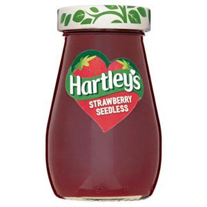 Hartleys Best Strawberry Seedless Jam 340G