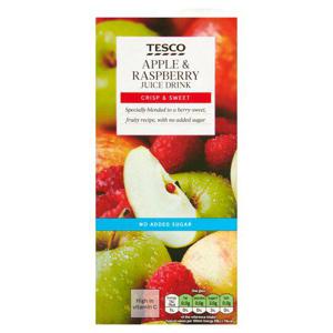 Tesco Juice Drink Apple & Raspberry 1 Litre