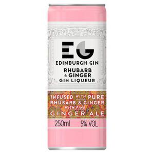 Edinburgh Gin Rhubarb Gin & Ginger Ale 250Ml