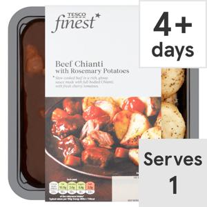 Tesco Finest Beef Chianti & Rosemary Potatoes 450G