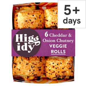 Higgidy Cheddar & Onion Veggie Rolls 160G