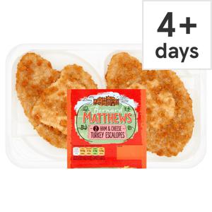 Bernard Matthews Ham & Cheese Escalopes 285G