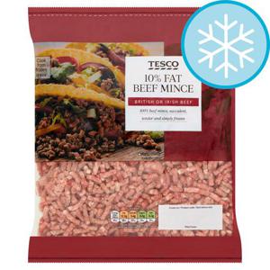 Tesco Healthy Living 10% Fat Minced Beef Steak 500G