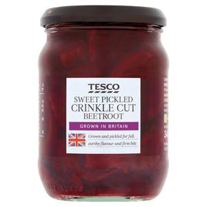 Tesco Sweet Pickled Crinkle Cut Beetroot 340G