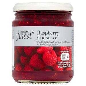 Tesco Finest Raspberry Conserve 340G.