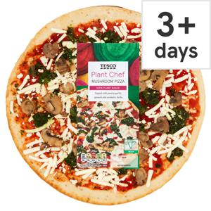 Tesco Plant Chef Mushroom Pizza 289G