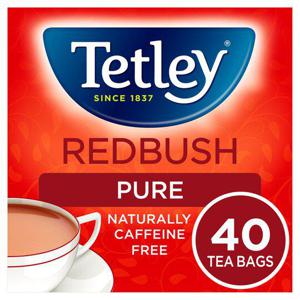 Tetley Redbush 40 Teabags 100G