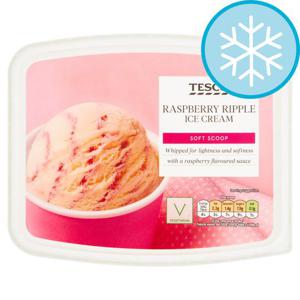 Tesco Soft Scoop Raspberry Ripple 2 Litres