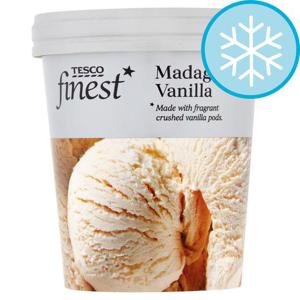 Tesco Finest Ice Cream Madagascan Vanilla 480Ml