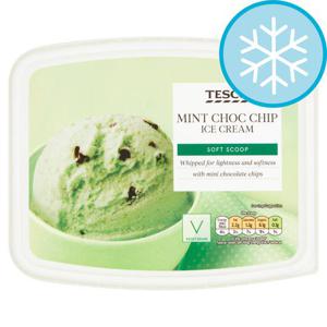 Tesco Soft Scoop Mint Chocolate Chip 2 Litres