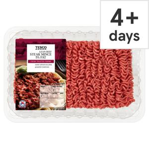 Tesco Beef Lean Steak Mince 5% Fat 750G