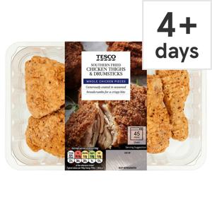 Tesco Southern Fried Chicken Thighs & Drumsticks 800G