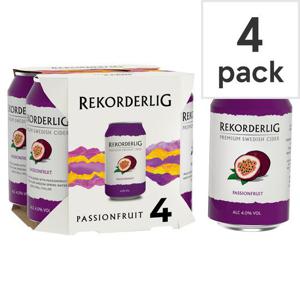 Rekorderlig Passion Fruit 4X330ml Can