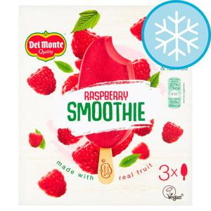 Del Monte Raspberry Iced Smoothie 3 X90ml