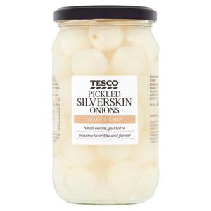 Tesco Pickled Silverskin Onions 440G