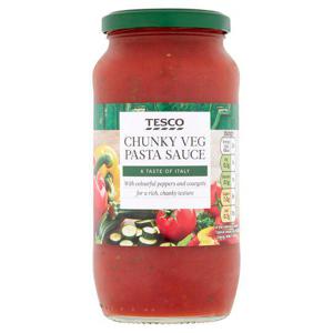 Tesco Chunky Vegetable Pasta Sauce 500G