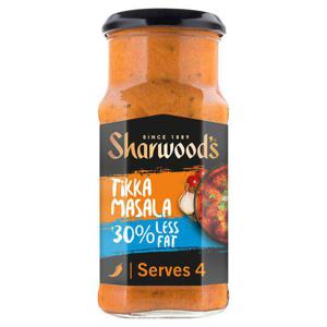 Sharwoods Tikka Masala 30% Less Fat Cooking Sauce 420G