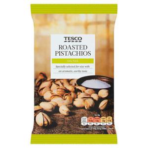 Tesco Roasted Salted Pistachio Nuts 150G